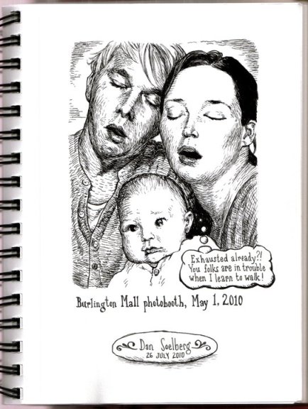 Dan and Jaime sleeping