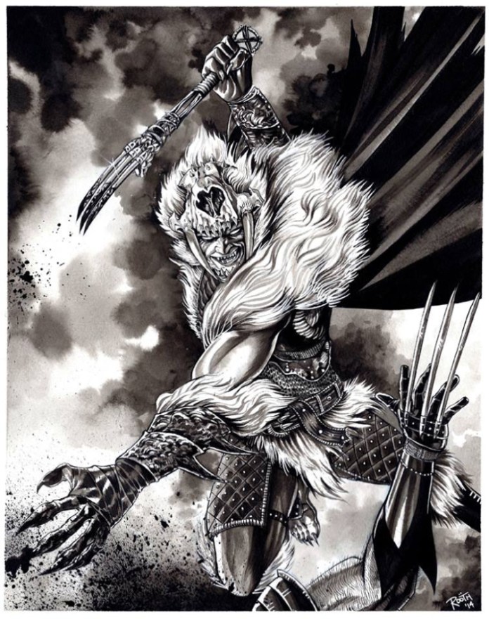 "Sabretooth the Barbarian" by Mike Rooth.  