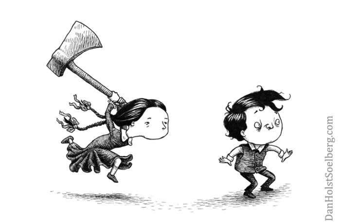 "Viv is not adept at verbal rebuttal. Her revenge is exacted in ways not so subtle." From the book Oddities of West Blankshire