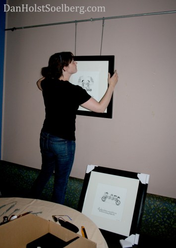 Jaime hanging artwork